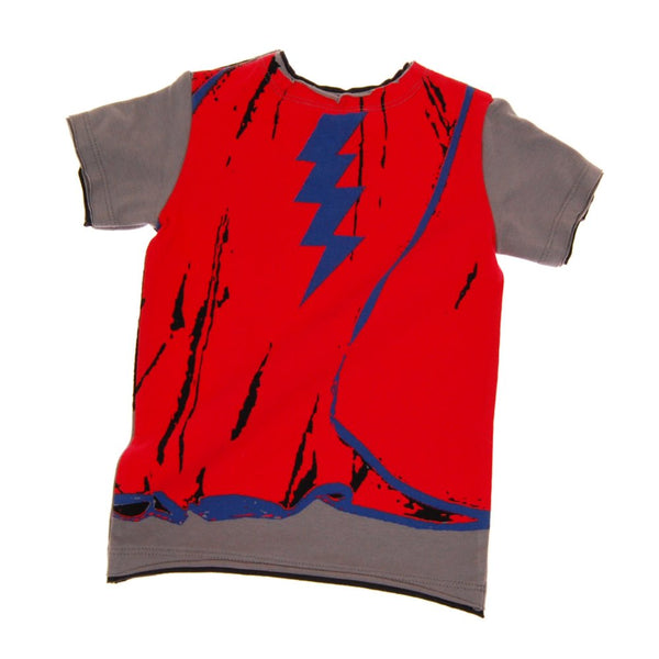 Super Hero Vest Baby T-Shirt by: Mini Shatsu