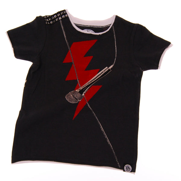 Rock The Mic Short Sleeve T-Shirt by: Mini Shatsu