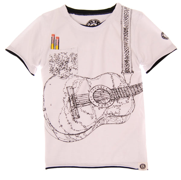 Acoustic Guitar Connect A Dot Shirt by: Mini Shatsu
