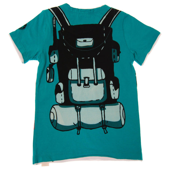 Take A Hike Backpack T-Shirt by: Mini Shatsu