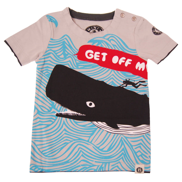 Get Off My Back Baby T-Shirt by: Mini Shatsu