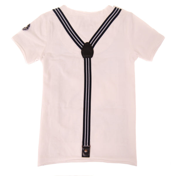 Palm Tree Suspenders T-Shirt by: Mini Shatsu