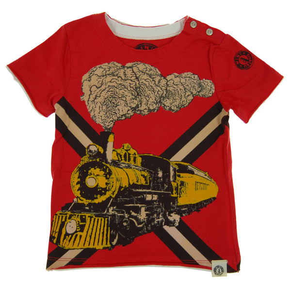Vintage Train Baby T-Shirt by: Mini Shatsu