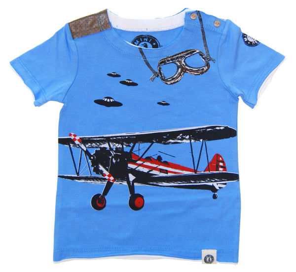 Vintage Airplane Baby T-Shirt by: Mini Shatsu