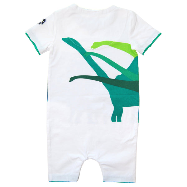Dinosaur Mountain Big foot Sighting Romper by: Mini Shatsu