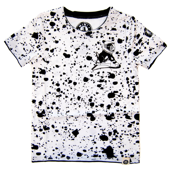 Outer Space Splatter Baby T-Shirt by: Mini Shatsu