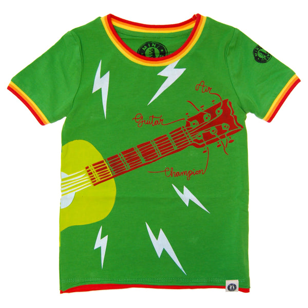 Air Guitar Champ T-Shirt by: Mini Shatsu
