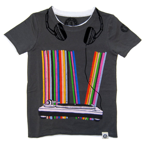 Vinyl Collection Baby T-Shirt by: Mini Shatsu