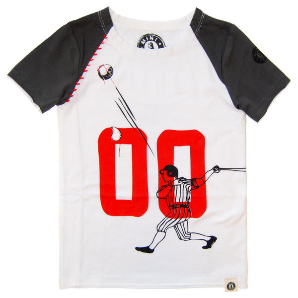 Baseball Slugger Baby T-Shirt by: Mini Shatsu