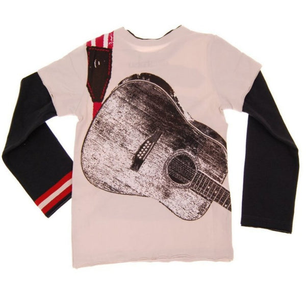 New Acoustic Guitar Twofer T-shirt by: Mini Shatsu