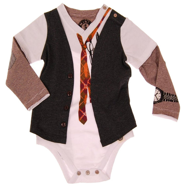 Young CEO Vest Bodysuit by: Mini Shatsu