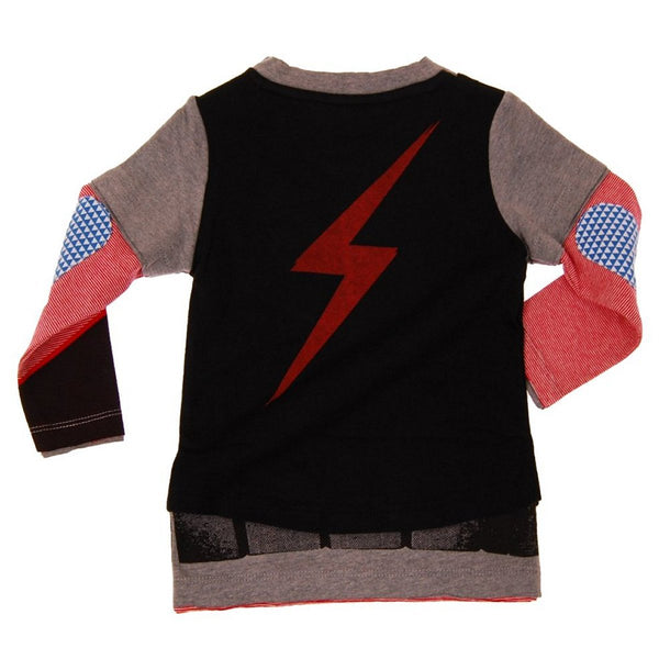 Superhero in Disguise Vest Baby Twofer T-Shirt by: Mini Shatsu