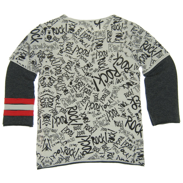 Rock Graffiti Baby Twofer Shirt by: Mini Shatsu