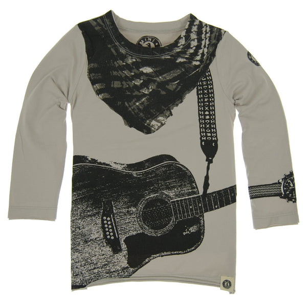 Acoustic Guitar Scarf Kids Shirt by: Mini Shatsu