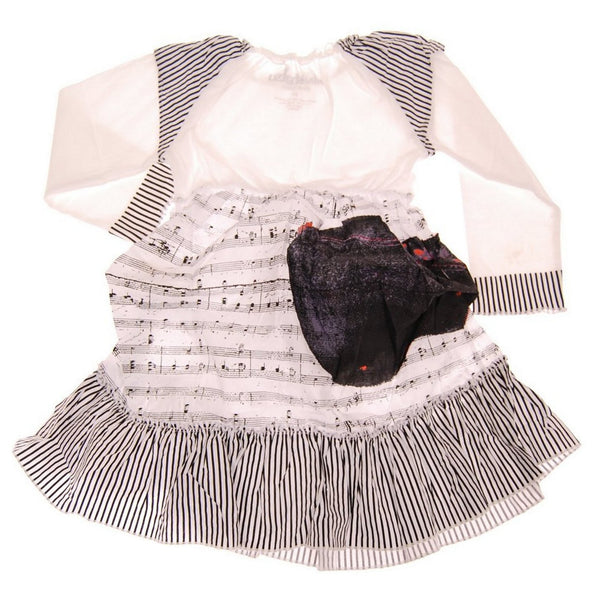 Guitar Singer-Songwriter Baby Long Sleeve Dress by: Mini Shatsu