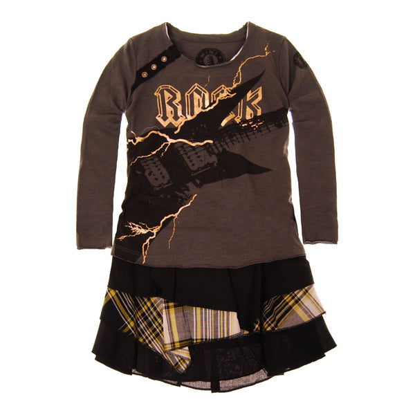 Rock Guitar Baby Girl Dress by: Mini Shatsu