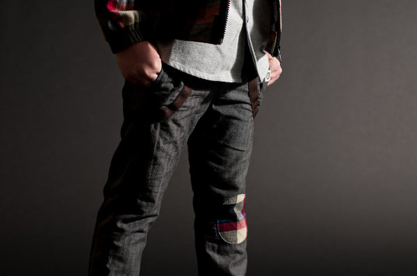 Herringbone Suspender Pants by: Mini Shatsu