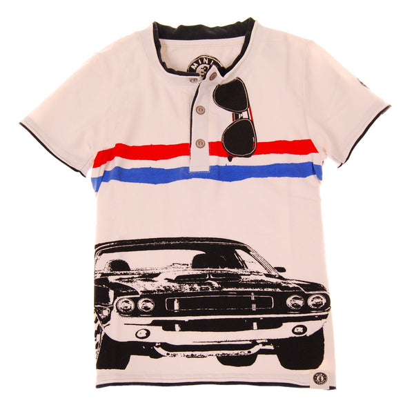 American Muscle Car Henley Shirt by: Mini Shatsu