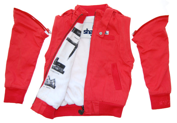 Secret Agent Red Baby Jacket-Vest by: Mini Shatsu
