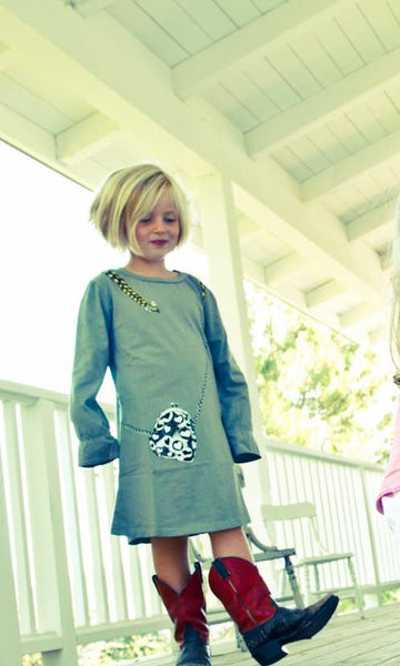 Pigtails Long Sleeve Dress by: Mini Shatsu