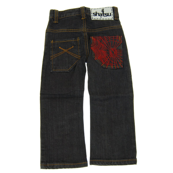 Webster Black Denim Baby Jeans by: Mini Shatsu