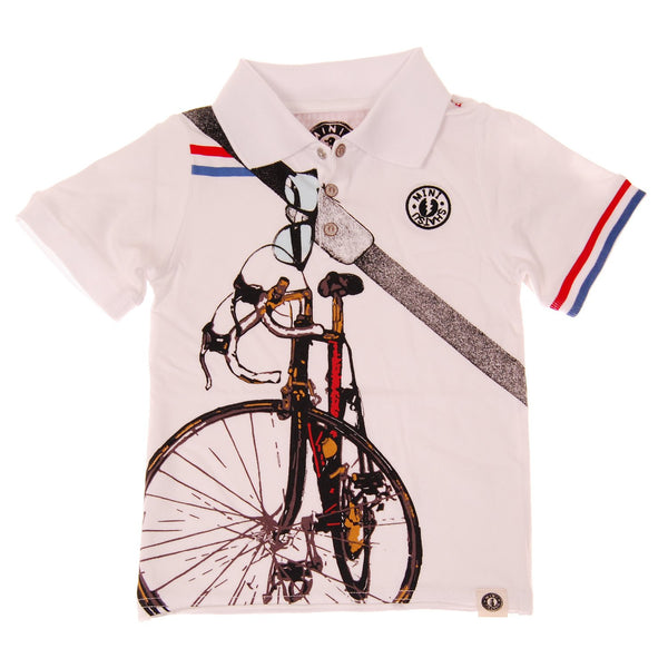 Cyclist Polo Shirt by: Mini Shatsu