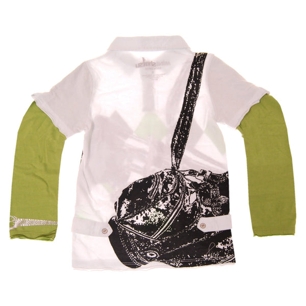 Pro Golfer Argyle Long Sleeve Baby Polo Shirt by: Mini Shatsu