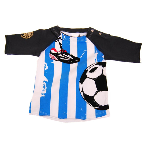 Soccer Baby Raglan Shirt by: Mini Shatsu