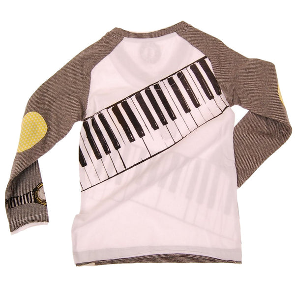 On Tour Keyboardist Baby Raglan Shirt by: Mini Shatsu