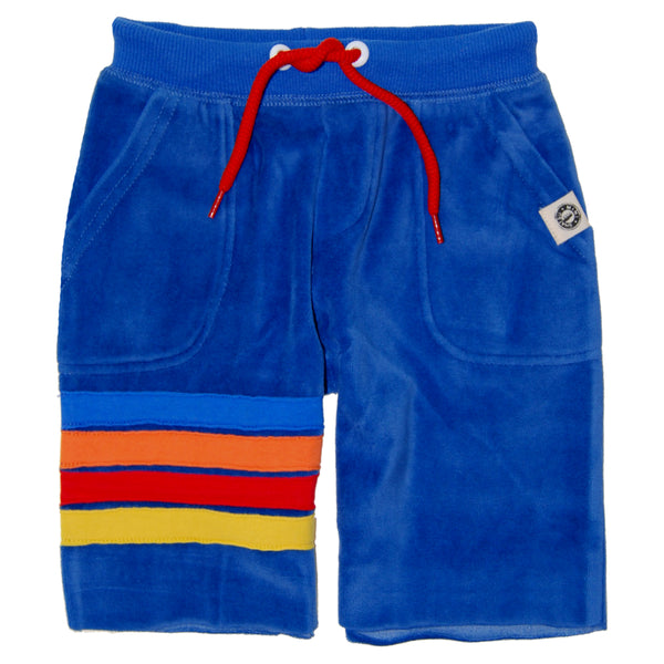 Velour Stripes Shorts by: Mini Shatsu